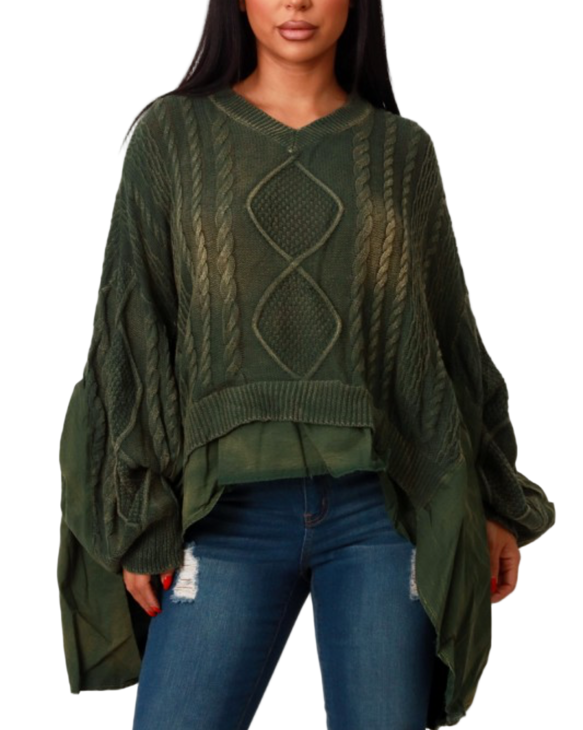 GREEN HAUS oversized sweater top