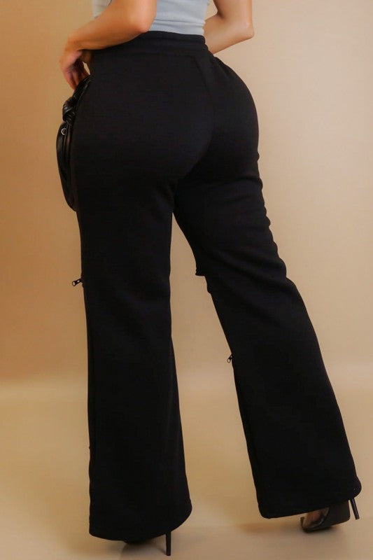 ZIPTATION wide leg joggers