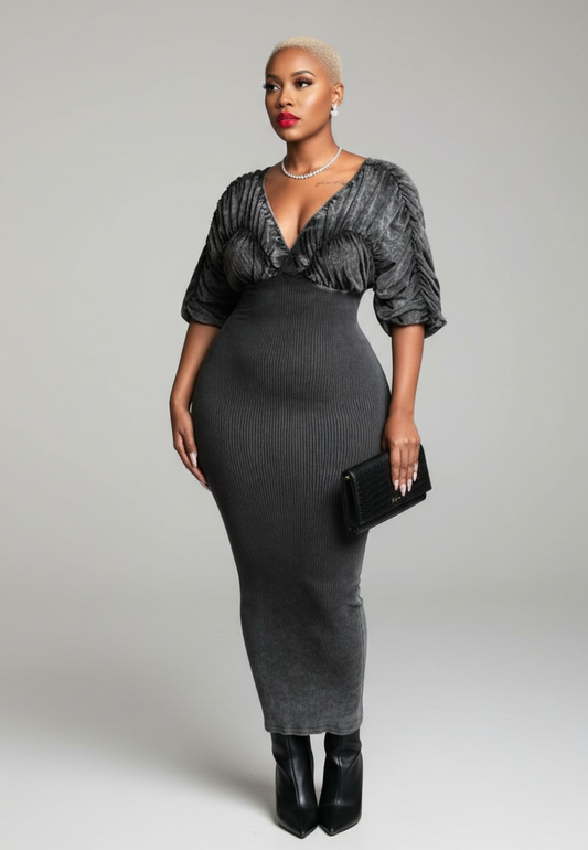 CAPTIVATE mineral washed dress