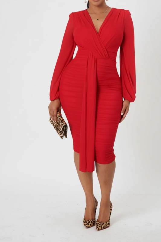 TEMPTATION midi dress