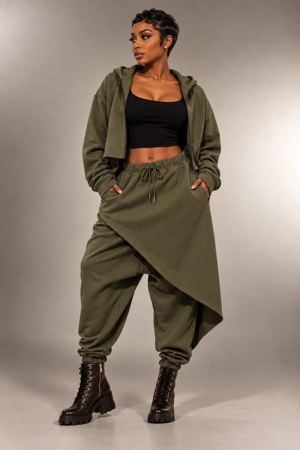It’s A Wrap hooded jogger set