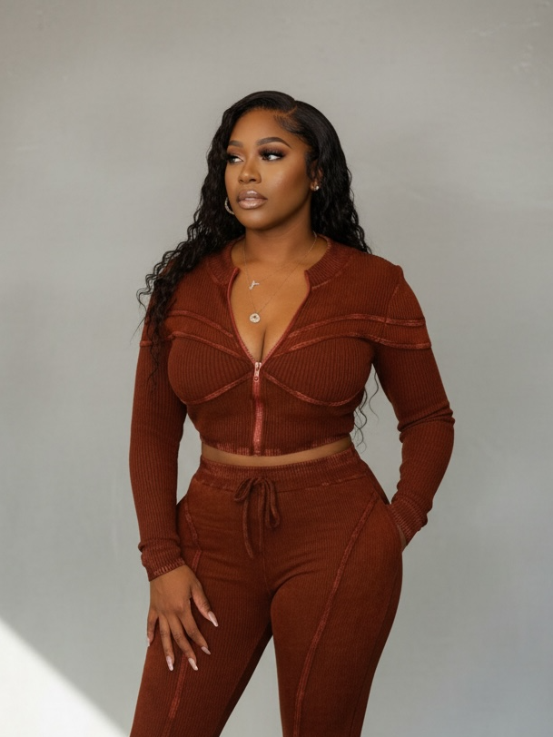 CHECK PLEASE mineral washed 2 piece set