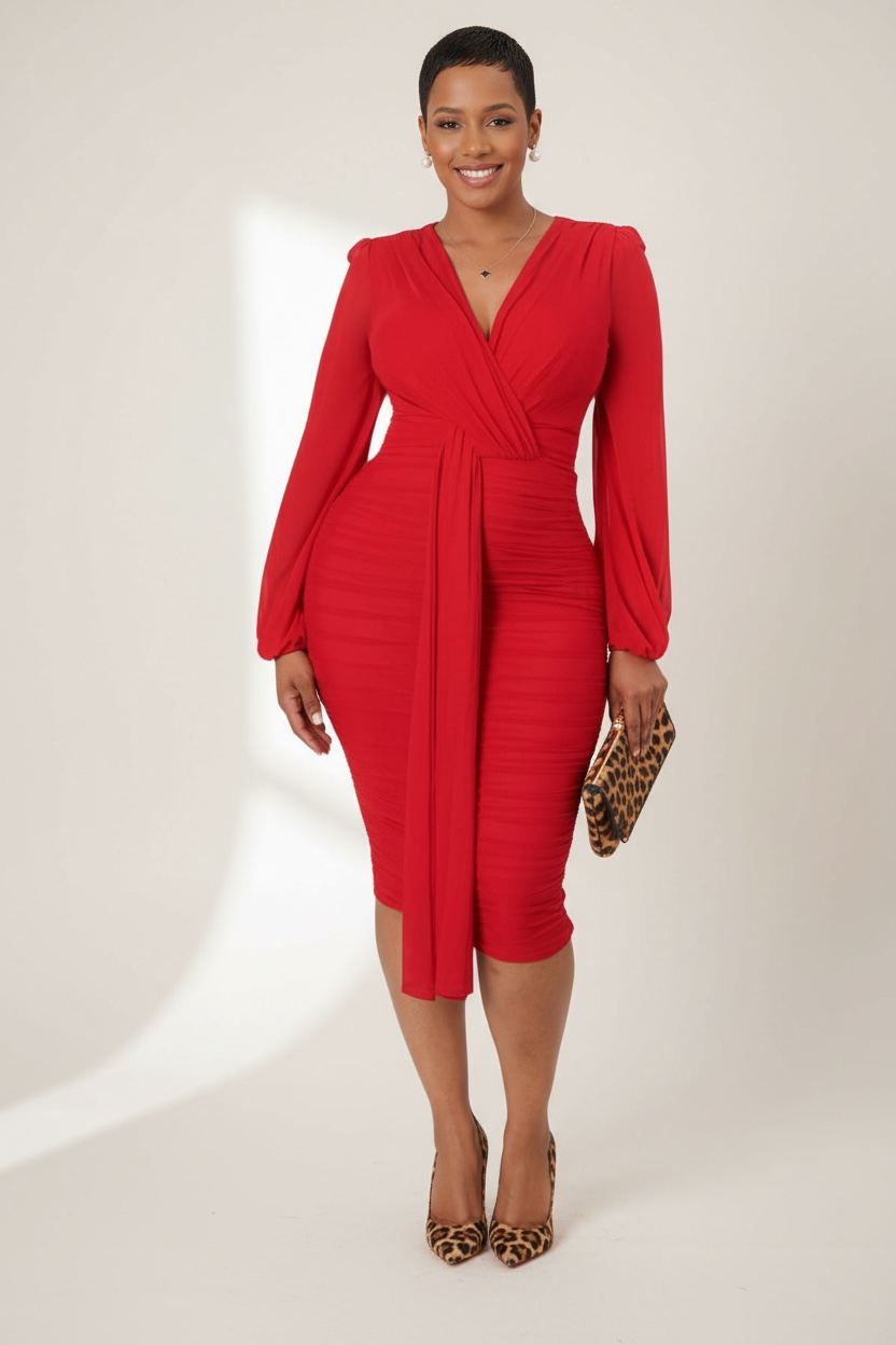 TEMPTATION midi dress