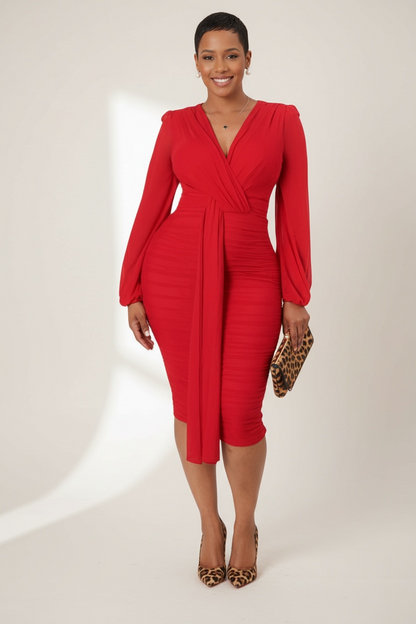 TEMPTATION midi dress