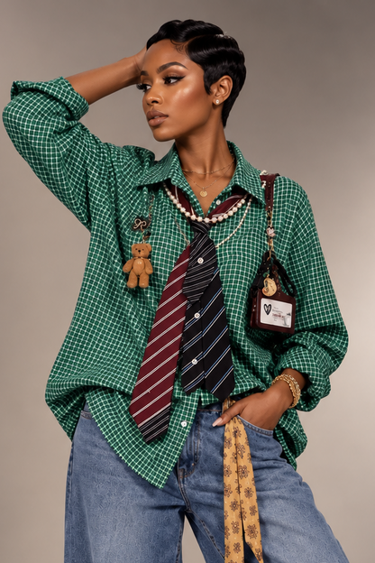 All Tied Up button down shirt