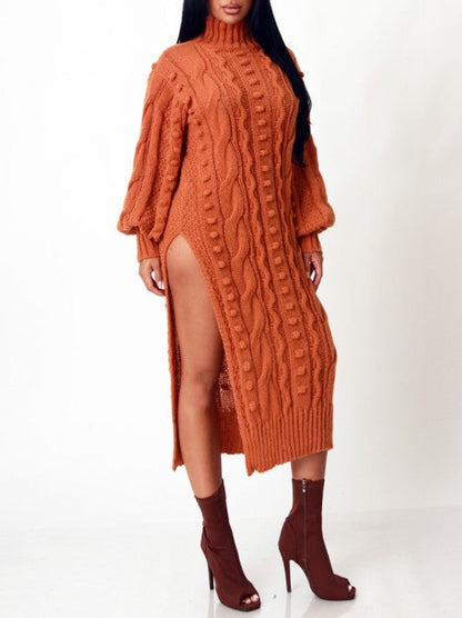 SPLIT DECISION sweater dress