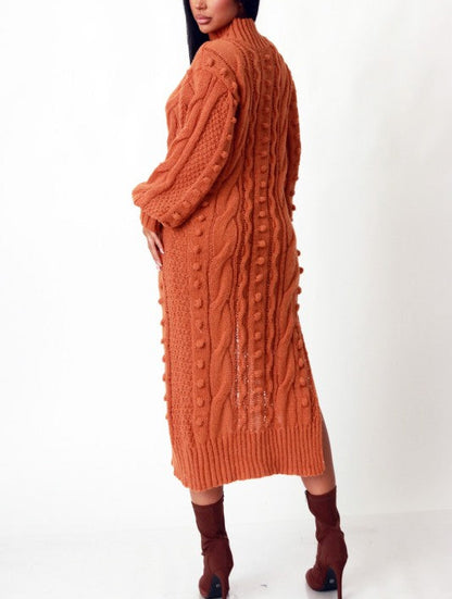 SPLIT DECISION sweater dress