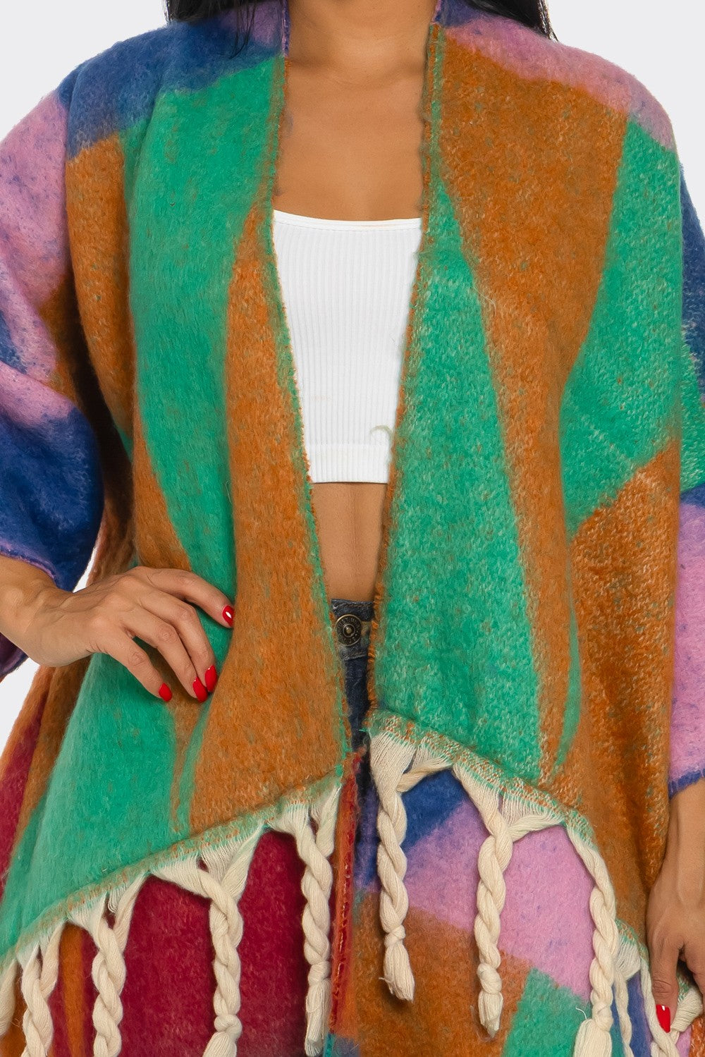 OPULENCE oversized poncho