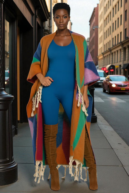 OPULENCE oversized poncho